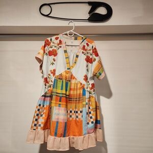 Colorful Patchwork  Womens dress